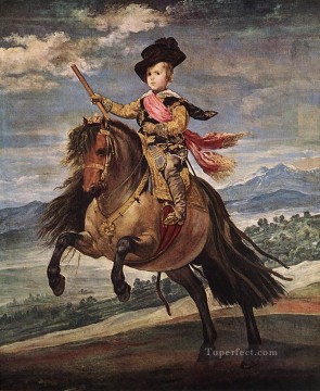  diego Pintura al %C3%B3leo - Príncipe Baltasar Carlos a caballo retrato Diego Velázquez